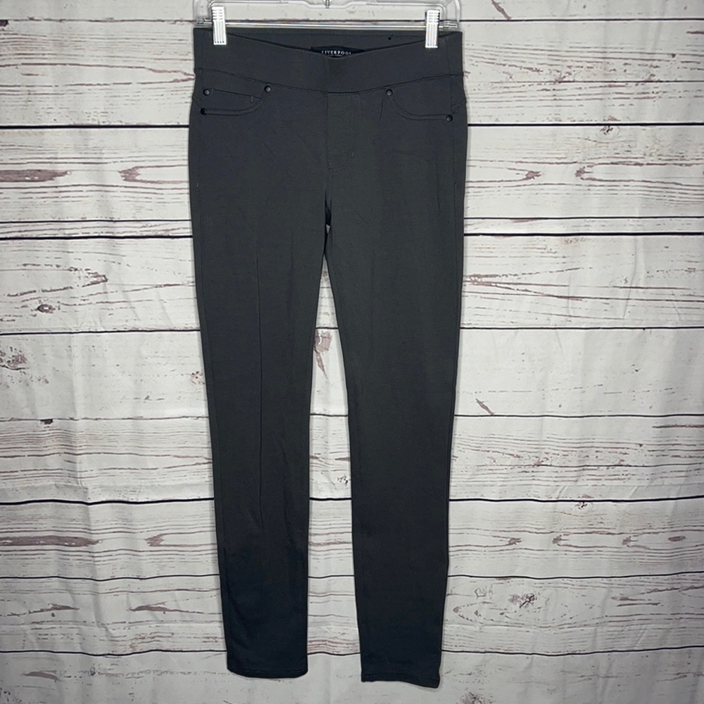 Liverpool Pull-on Gray Pants Sz 2